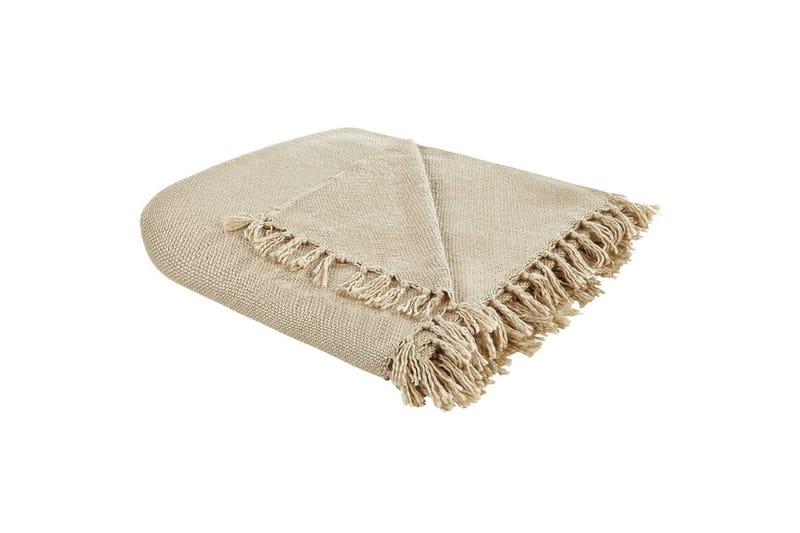 Pläd Chaohani Beige, 150x200 cm - Beige, 150x200 cm - Textil & mattor - Filtar, kuddar & plädar - Filtar & plädar