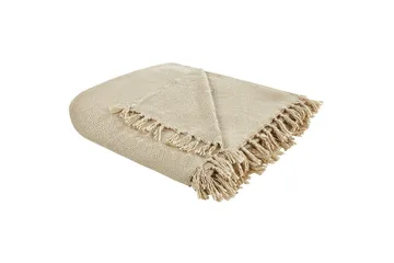 Pläd Chaohani Beige, 200x220 cm