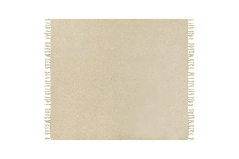 Pläd Chaohani Beige, 200x220 cm - Beige, 200x220 cm - Textil & mattor - Filtar, kuddar & plädar - Filtar & plädar