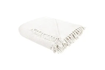 Pläd Chaohani Vit, 150x200 cm