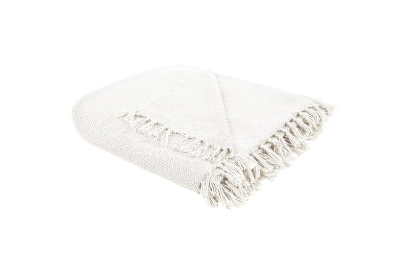 Pläd Chaohani Vit, 200x220 cm, Vit, 200x220 cm