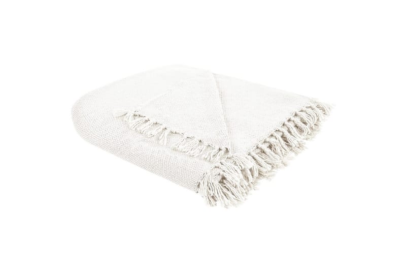 Pläd Chaohani Vit, 200x220 cm - Vit, 200x220 cm - Textil & mattor - Filtar, kuddar & plädar - Filtar & plädar