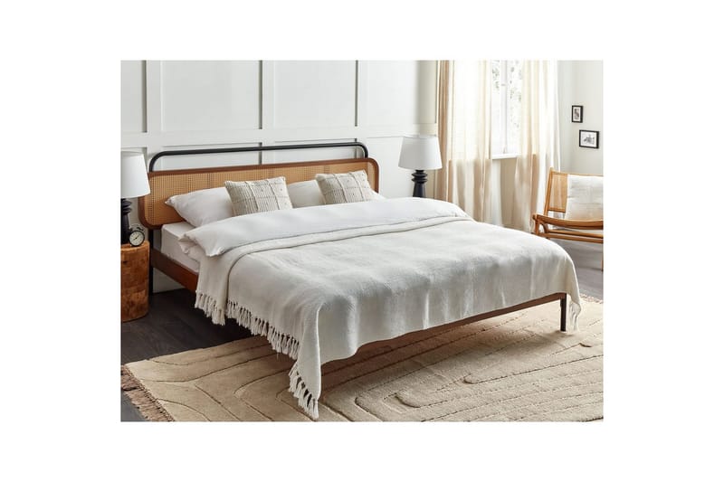 Pläd Chaohani Vit, 220x240 cm - Vit, 220x240 cm - Textil & mattor - Filtar, kuddar & plädar - Filtar & plädar