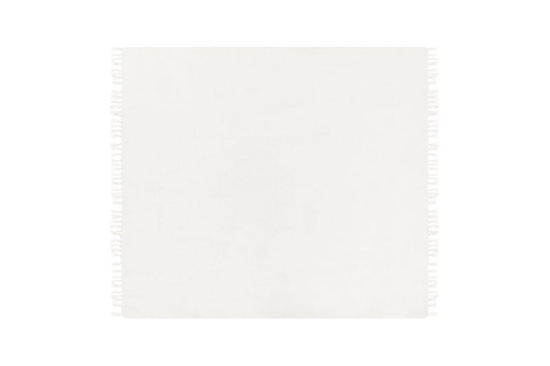 Pläd Chaohani Vit, 220x240 cm - Vit, 220x240 cm - Textil & mattor - Filtar, kuddar & plädar - Filtar & plädar