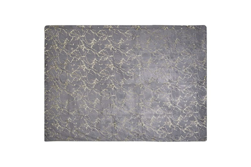 Pläd Godavari Grå/guld, 150x200 cm - Grå/guld, 150x200 cm - Textil & mattor - Filtar, kuddar & plädar - Filtar & plädar