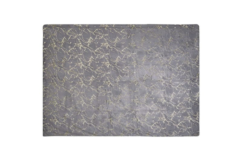 Pläd Godavari Grå/guld, 150x200 cm - Grå/guld, 150x200 cm - Textil & mattor - Filtar, kuddar & plädar - Filtar & plädar