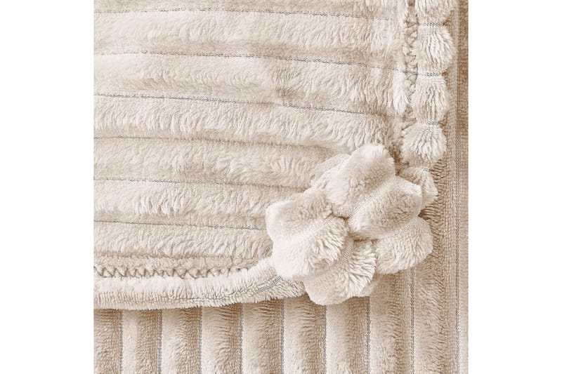 Pläd Kaweri Beige - Beige - Textil & mattor - Filtar, kuddar & plädar - Filtar & plädar