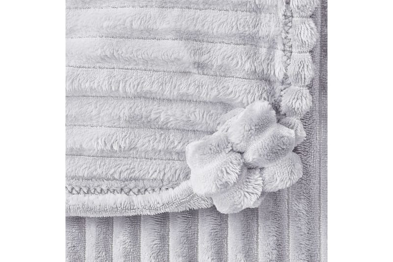 Pläd Kaweri Ljusgrå - Ljusgrå - Textil & mattor - Filtar, kuddar & plädar - Filtar & plädar