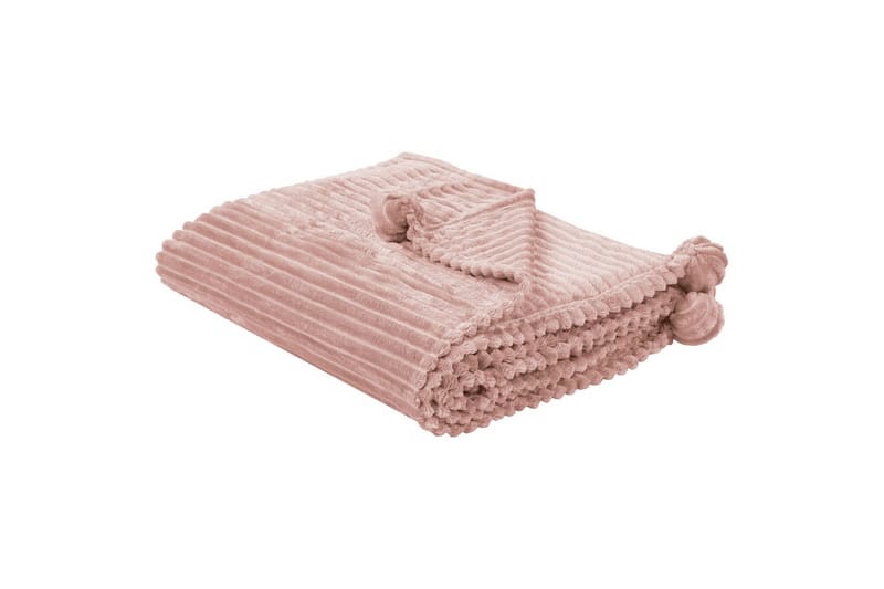 Pläd Kaweri Rosa - Rosa - Textil & mattor - Filtar, kuddar & plädar - Filtar & plädar