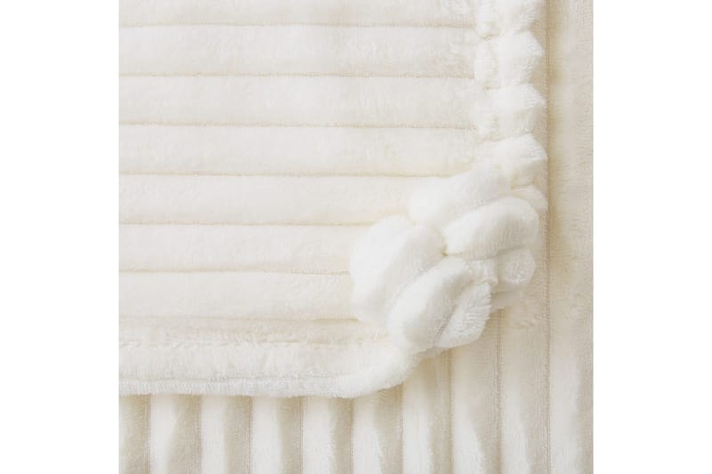 Pläd Kaweri Vit - Vit - Textil & mattor - Filtar, kuddar & plädar - Filtar & plädar