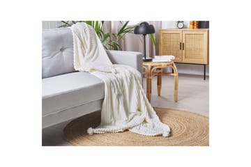 Pläd Kaweri Vit - Vit - Textil & mattor - Filtar, kuddar & plädar - Filtar & plädar
