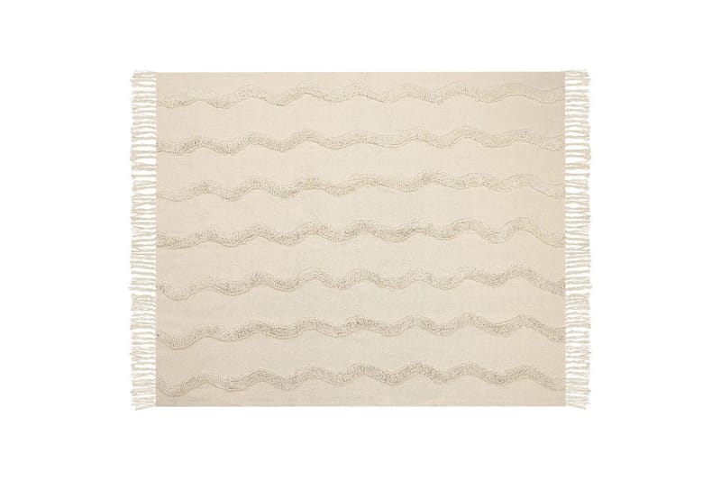 Pläd Khari Beige - Beige - Textil & mattor - Filtar, kuddar & plädar - Filtar & plädar