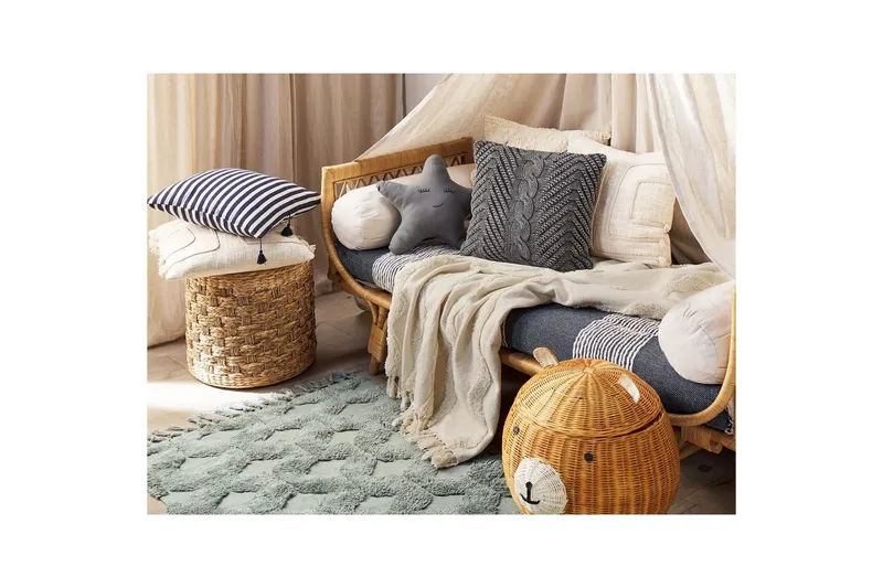 Pläd Khari Beige - Beige - Textil & mattor - Filtar, kuddar & plädar - Filtar & plädar