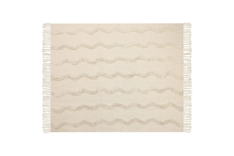 Pläd Khari Beige - Beige - Textil & mattor - Filtar, kuddar & plädar - Filtar & plädar
