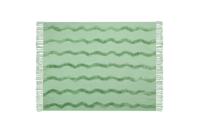 Pläd Khari Grön - Grön - Textil & mattor - Filtar, kuddar & plädar - Filtar & plädar