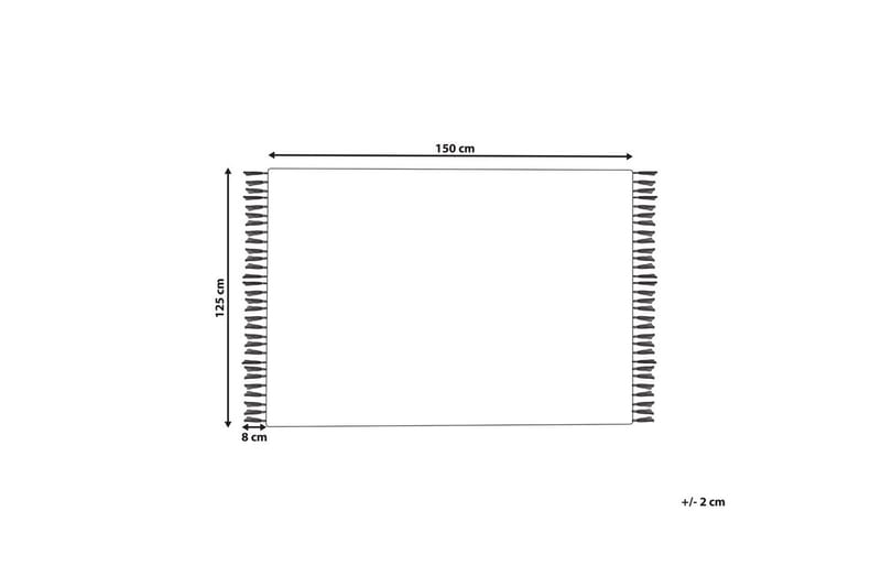 Pläd Khari Orange - Orange - Textil & mattor - Filtar, kuddar & plädar - Filtar & plädar