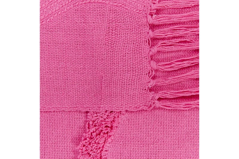 Pläd Khari Rosa - Rosa - Textil & mattor - Filtar, kuddar & plädar - Filtar & plädar