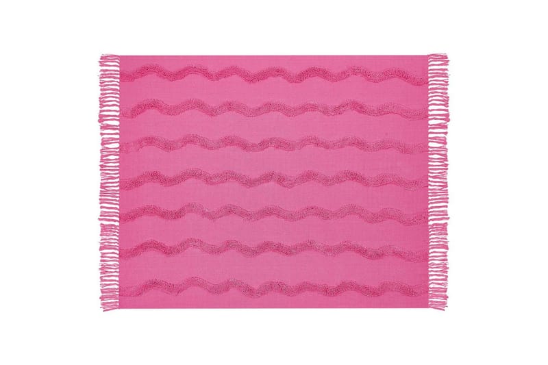 Pläd Khari Rosa - Rosa - Textil & mattor - Filtar, kuddar & plädar - Filtar & plädar