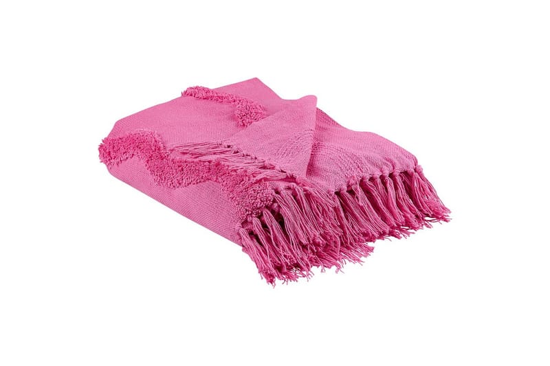 Pläd Khari Rosa - Rosa - Textil & mattor - Filtar, kuddar & plädar - Filtar & plädar