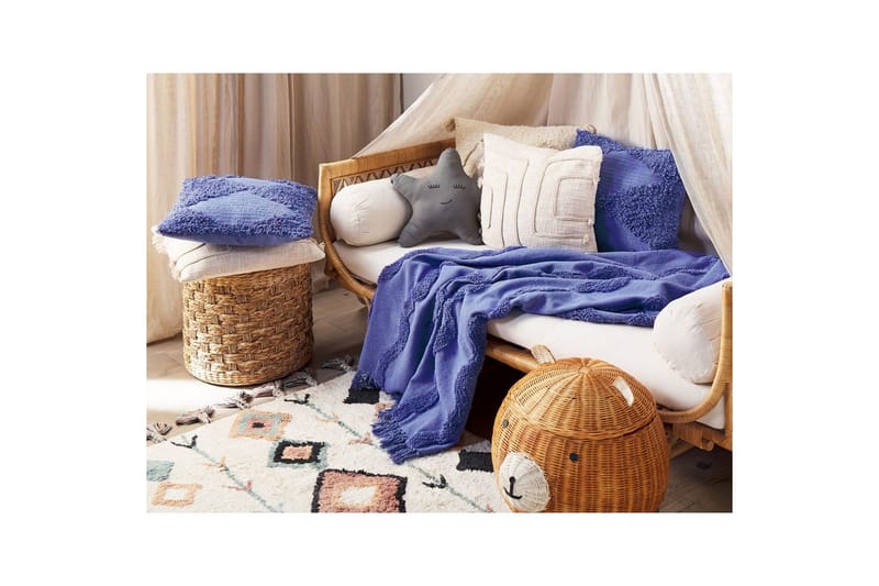 Pläd Khari Violett - Violett - Textil & mattor - Filtar, kuddar & plädar - Filtar & plädar