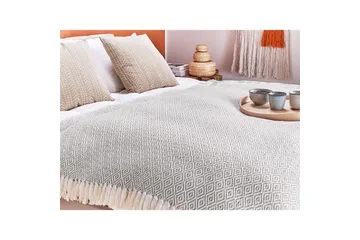 Pläd Mityal Beige/grå - Beige/grå - Textil & mattor - Filtar, kuddar & plädar - Filtar & plädar