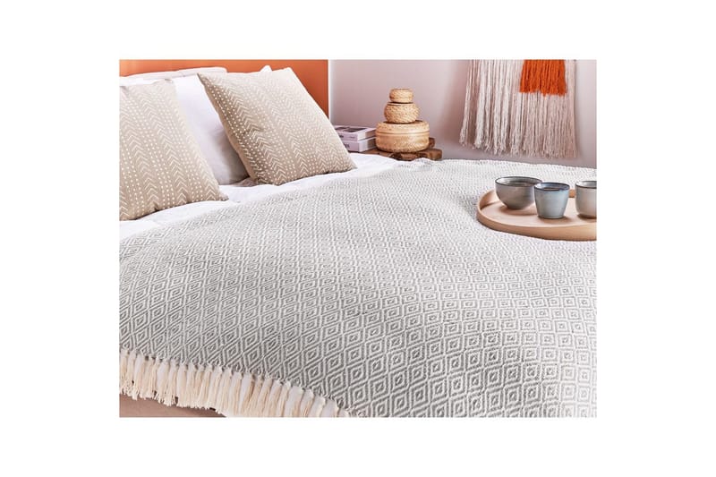 Pläd Mityal Beige/grå - Beige/grå - Textil & mattor - Filtar, kuddar & plädar - Filtar & plädar