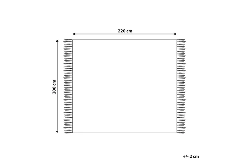 Pläd Najuy 200x220 cm - 200x220 cm - Textil & mattor - Filtar, kuddar & plädar - Filtar & plädar