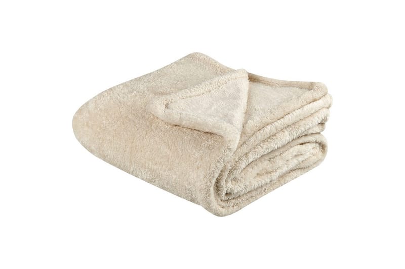 Pläd Namdu Ljusbeige - Ljusbeige - Textil & mattor - Filtar, kuddar & plädar - Filtar & plädar