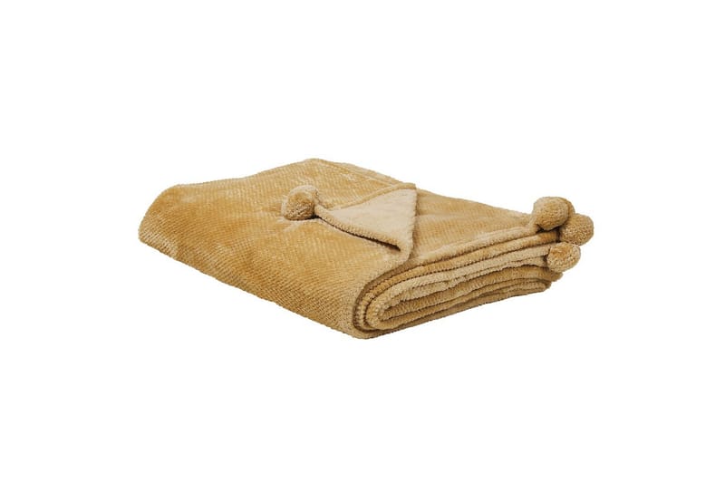 Pläd Saitler Gul, 200x220 cm - Gul, 200x220 cm - Textil & mattor - Filtar, kuddar & plädar - Filtar & plädar