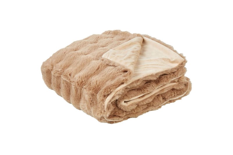 Pläd Salka Brun, 150x200 cm, Brun, 150x200 cm