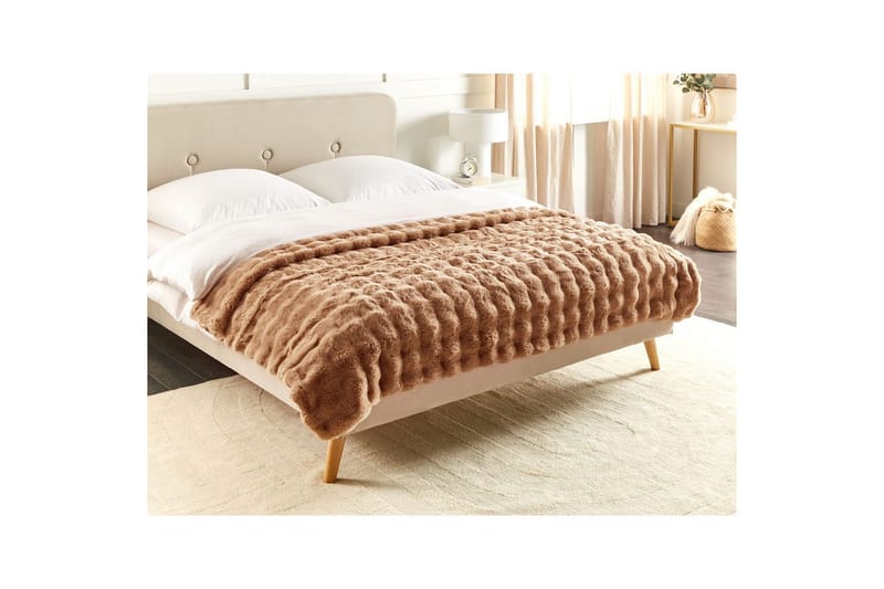 Pläd Salka Brun, 150x200 cm - Brun, 150x200 cm - Textil & mattor - Filtar, kuddar & plädar - Filtar & plädar