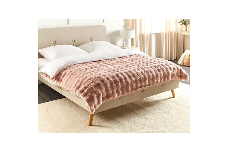 Pläd Salka Rosa, 150x200 cm - Rosa, 150x200 cm - Textil & mattor - Filtar, kuddar & plädar - Filtar & plädar