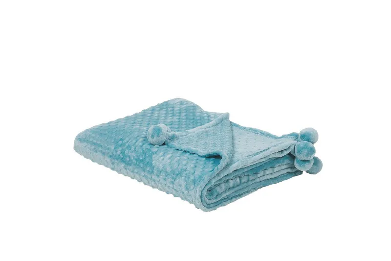 Pläd Samur Blå, 150x200 cm - Blå, 150x200 cm - Textil & mattor - Filtar, kuddar & plädar - Filtar & plädar