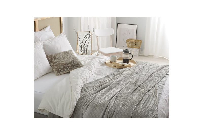 Pläd Samur Grå, 200x220 cm - Grå, 200x220 cm - Textil & mattor - Filtar, kuddar & plädar - Filtar & plädar