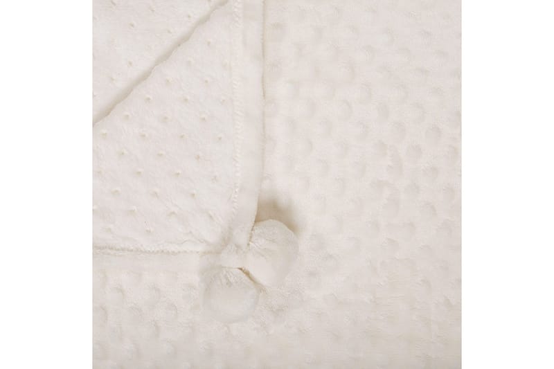 Pläd Samur Vit, 150x200 cm - Vit, 150x200 cm - Textil & mattor - Filtar, kuddar & plädar - Filtar & plädar