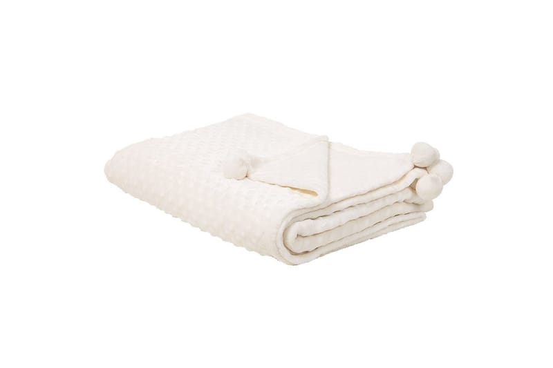 Pläd Samur Vit, 150x200 cm - Vit, 150x200 cm - Textil & mattor - Filtar, kuddar & plädar - Filtar & plädar