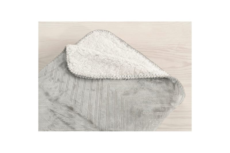 Pläd Sherpa 130 x 170 cm - Grå - Textil & mattor - Filtar, kuddar & plädar - Filtar & plädar