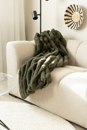 Pläd Soho 150x220 cm - Grön - Textil & mattor - Filtar, kuddar & plädar - Filtar & plädar
