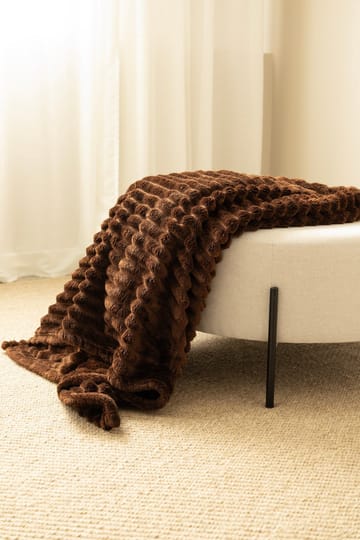 Pläd Stripe 130x170 cm - Brun - Textil & mattor - Filtar, kuddar & plädar - Filtar & plädar