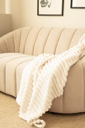 Pläd Stripe 130x170 cm - Crème - Textil & mattor - Filtar, kuddar & plädar - Filtar & plädar