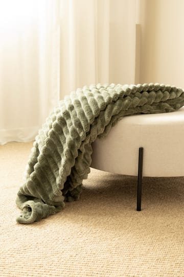 Pläd Stripe 130x170 cm - Grön - Textil & mattor - Filtar, kuddar & plädar - Filtar & plädar