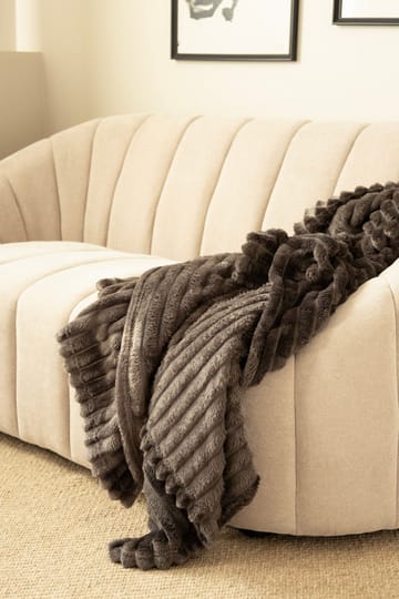 Pläd Stripe 130x170 cm - Grafit - Textil & mattor - Filtar, kuddar & plädar - Filtar & plädar