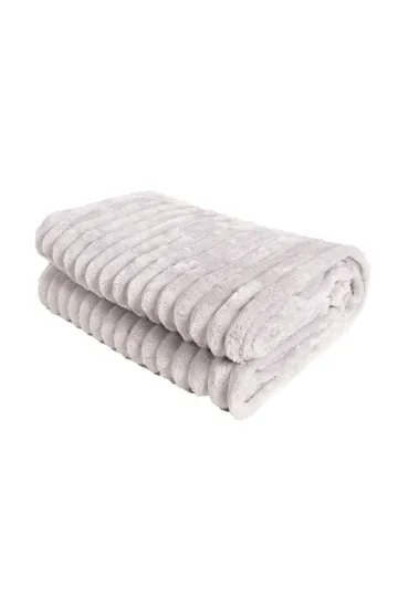 Pläd Stripe 130x170 cm - Silver - Textil & mattor - Filtar, kuddar & plädar - Filtar & plädar