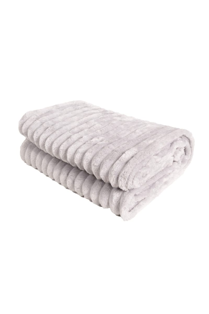 Pläd Stripe 130x170 cm - Silver - Textil & mattor - Filtar, kuddar & plädar - Filtar & plädar