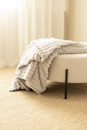 Pläd Stripe 130x170 cm - Silver - Textil & mattor - Filtar, kuddar & plädar - Filtar & plädar