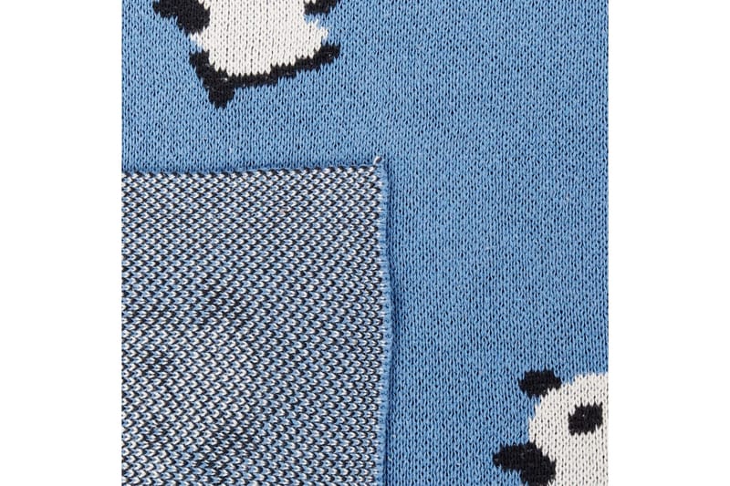 Pläd Talokan Blå/svart/vit - Blå/svart/vit - Textil & mattor - Filtar, kuddar & plädar - Filtar & plädar