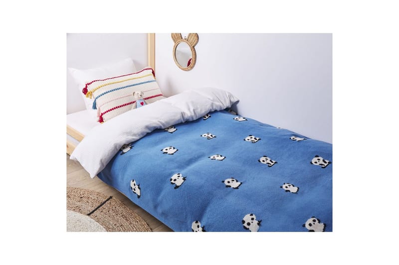 Pläd Talokan Blå/svart/vit - Blå/svart/vit - Textil & mattor - Filtar, kuddar & plädar - Filtar & plädar