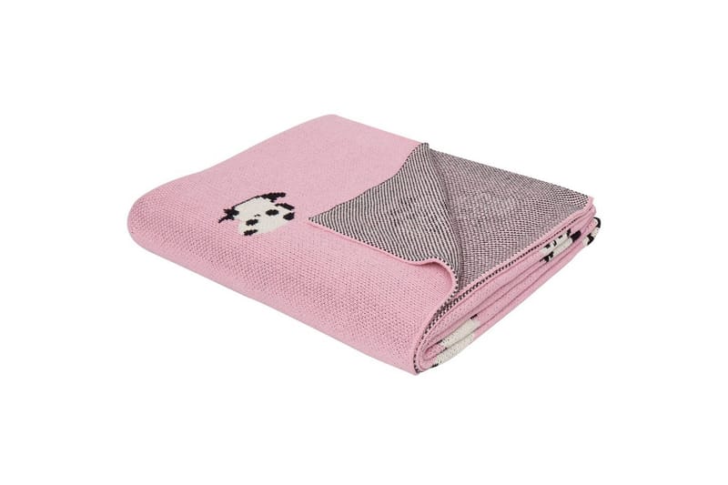 Pläd Talokan Rosa/svart/vit - Rosa/svart/vit - Textil & mattor - Filtar, kuddar & plädar - Filtar & plädar
