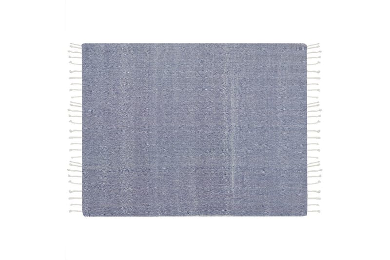 Pläd Tilmi Blå/Vit - Blå/Vit - Textil & mattor - Filtar, kuddar & plädar - Filtar & plädar