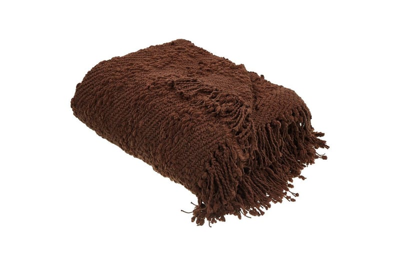 Pläd Vella Brun, 220x240 cm - Brun, 220x240 cm - Textil & mattor - Filtar, kuddar & plädar - Filtar & plädar